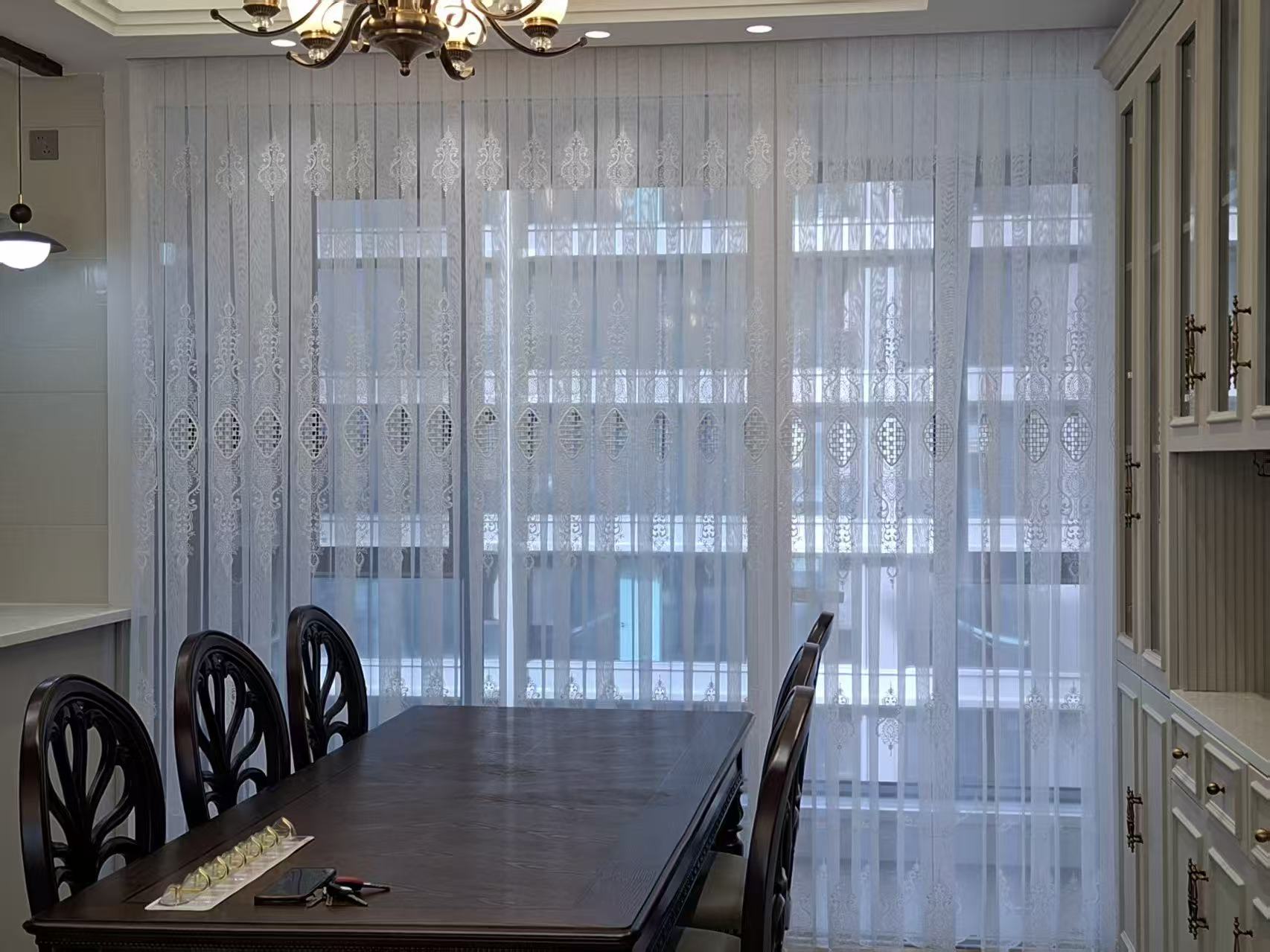 Turkish Embroidered Sheer Curtains