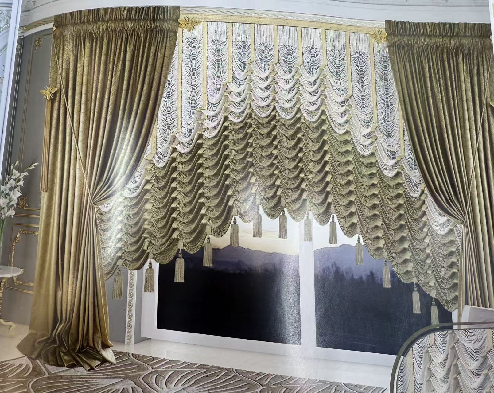 Austrian Swag & Waterfall Valance